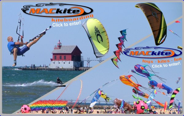 Enter our Kiteboarding or Kites and Toys website